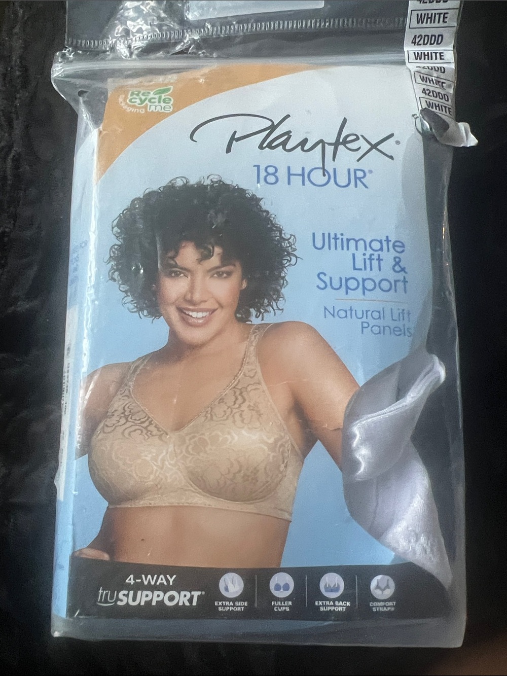 Playtex 18 Hour Lace Bra in Beige
